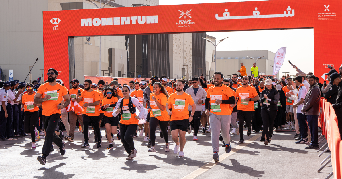 Riyadh Marathon delivered by DHL